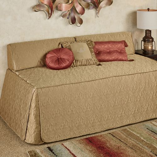 Cambridge Classics Hollywood Daybed Cover Twin Daybed, Twin Daybed, Golden Bronze