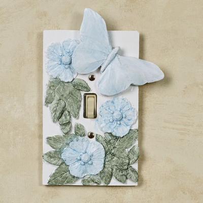 Butterfly in Bloom Pastel Single Switch , Pink