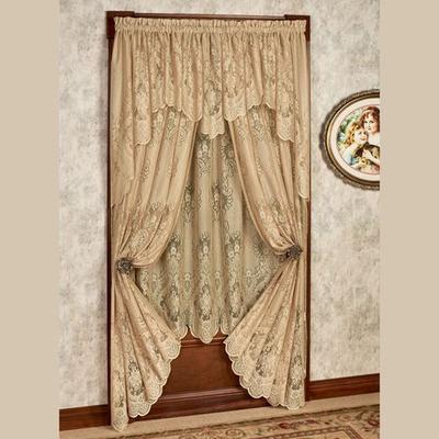 Vanessa Tailored Panel, 56 x 54, Ivory