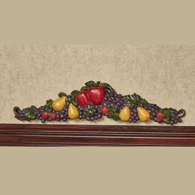 Tuscan Fruit Decorative Topper Multi Jewel , Multi Jewel