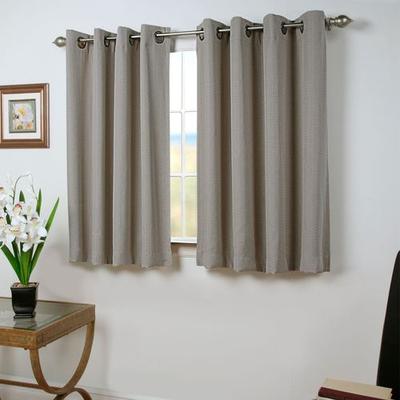 Grand Pointe Short Grommet Curtain Panel, 54 x 54, Natural