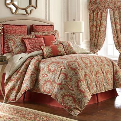 Harrogate Comforter Set Ember Glow, Queen, Ember G...