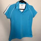 Adidas Tops | Adidas Golf Polo | Color: Blue/Green | Size: M