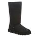 BEARPAW Elle Tall Vegan - Womens 6 Black Boot Medium