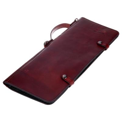 Zultan Leather Stick Bag Red