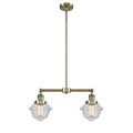 Innovations Lighting Bruno Marashlian Small Oxford 24 Inch 2 Light Chandelier - 209-AB-G534