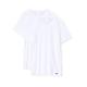 Skiny Herren Collection V-Shirt Kurzarm 2er Pack Unterhemd, Weiß (White 0500), Large (Herstellergröße: L)
