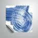 East Urban Home Swirl IV Wall Mural Vinyl in Blue | 24 H x 24 W in | Wayfair 2Rhu020a2424p