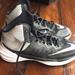 Nike Shoes | Back And Gray Nike Basketball Shoes Size 5 | Color: Black/Gray | Size: 5