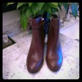 Ralph Lauren Shoes | Authentic Ralph Lauren Brown Leather Ankle Boots | Color: Black/Brown | Size: 8