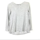 Athleta Tops | Athleta Transcend Long Sleeve Top Size Xs Gray | Color: Gray/Silver | Size: Xs