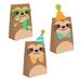 Creative Converting Sloth Treat Bags Paper Disposable 24 Piece Party Favor Set in Green | Wayfair DTC344510BAG