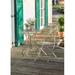 Fleur De Lis Living Culbreath Verdigris Bistro Outdoor Table w/ Curved Legs Scrolling Heart & Peacock Tail Motif in Green | Wayfair