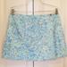 Lilly Pulitzer Skirts | Lilly Pulitzer Reversible Skirt Sz 6 | Color: Blue/Yellow | Size: 6