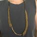 Anthropologie Jewelry | Anthropologie Chain Necklace | Color: Gold | Size: Os