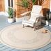 Blue 79 x 0.25 in Area Rug - Winston Porter Herefordshire Floral Natural/Indoor/Outdoor Area Rug | 79 W x 0.25 D in | Wayfair CHRL1683 37241504