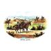 Buyenlarge 'Cavalry Scouts' by Richard Simkin Graphic Art in Black/Brown/Green | 20 H x 30 W x 1.5 D in | Wayfair 0-587-04567-1C2030