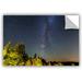 East Urban Home Milky Way in Maine Horizontal Removable Wall Decal Vinyl in Blue/Gray/Green | 12 H x 18 W in | Wayfair 0yor104a1218p
