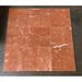 Stone & Tile Shoppe, Inc. Rojo Alicante 12" x 12" Marble Field Tile 12.0 H x 12.0 W x 0.375 D in gray/ in Red | 12" W X 12" L | Wayfair