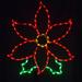 The Holiday Aisle® Small Poinsettia LED Light Metal in Green/Red | 30 H x 28 W in | Wayfair DDE4F8EBE6024791879F109A1ED029C9