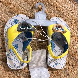 Disney Shoes | Disney Baby Sandals Size 5/6 | Color: Blue/Yellow | Size: 6bb