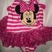 Disney Swim | Girls Disney Minnie Mouse Swimsuit | Color: Pink/White | Size: 24mb