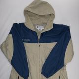 Columbia Jackets & Coats | Great Condition Columbia Hooded Windbreaker Jacket | Color: Blue/Tan | Size: M