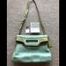 Coach Bags | Coach Bonnie Leather Crossbody Seafoam/Lime Euc | Color: Blue/Green | Size: 11-1/2” X 13” X 1-1/2” W/ 42” Adjustable Strap