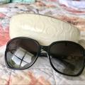 Coach Accessories | Coach Black Sunglasses | Color: Black/Gold | Size: Os