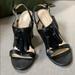 Coach Shoes | Coach Black Leather Heels Size 8.5 | Color: Black | Size: 8.5