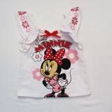 Disney Shirts & Tops | Disney Girls' 2t Minnie Mouse Sleeveless T-Shirt | Color: Pink/White | Size: 2tg