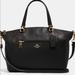 Coach Bags | Coach Prairie Satchel Bag | Color: Black/Gold | Size: 10 1/2” (L) X 8 3/4” (H) X 3 3/4” (W)