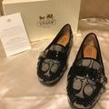 Coach Shoes | Coach Signature Black Loafers | Color: Black | Size: 6