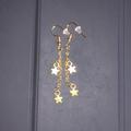 Brandy Melville Jewelry | Gold Drop Star Earrings! | Color: Gold/Silver | Size: Os