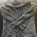 Athleta Sweaters | Athleta Wool Hooded Sweater | Color: Gray | Size: S