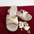 Columbia Shoes | Columbia Techlite Slip On Comfort Sandals Size 6b | Color: Cream/Pink | Size: 6