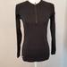 Athleta Tops | Athleta 1/4 Zip Black Running Shirt Sz Sm | Color: Black | Size: S