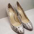 Coach Shoes | Coach Nala Womens Snakeskin Heels (Size 8.5b) | Color: Cream/White | Size: 8.5