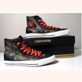 Converse Shoes | Converse All Star Overlay Hi Top Cactus/Black Teni | Color: Black/Orange | Size: 7