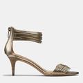 Coach Shoes | Authentic Coach Gold Manya Sandal Size 7.5 | Color: Gold | Size: 7.5