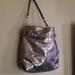 Coach Bags | Coach Brooke Hobo Peter Metallic | Color: Gray | Size: Os