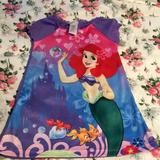 Disney Pajamas | Disney Little Mermaid Night Gown | Color: Pink/Purple | Size: 2tg