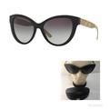 Burberry Accessories | Burberry Be4220f Sunglasses - Matte Black (34648g) | Color: Black/Silver | Size: 56/17