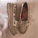 Coach Shoes | Coach Poppy Boat Shoes | Color: White | Size: 7.5