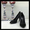 Burberry Shoes | Burberry Suede Pumps Nova Check Imprint | Color: Black | Size: 6.5