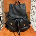 Coach Bags | Coach Leather Backpack | Color: Black | Size: Os