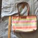 Coach Bags | Coach Multicolor Strip Bag | Color: Blue/Pink | Size: Small Tote