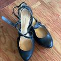 Anthropologie Shoes | Anthropology ”Pilcro And The Letterpress Wedges | Color: Black | Size: 9