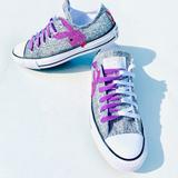 Converse Shoes | Converse Chuck Taylor Ladies Playboy Bunny Shoe | Color: Gray/Purple | Size: Various