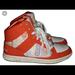 Coach Shoes | Coach Norra High Top Sneakers | Color: Orange/White | Size: 6.5